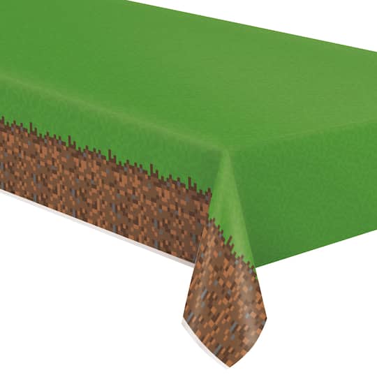 54" x 84" Minecraft Plastic Table Cover